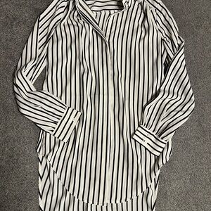 Express Monochrome Striped Shirt